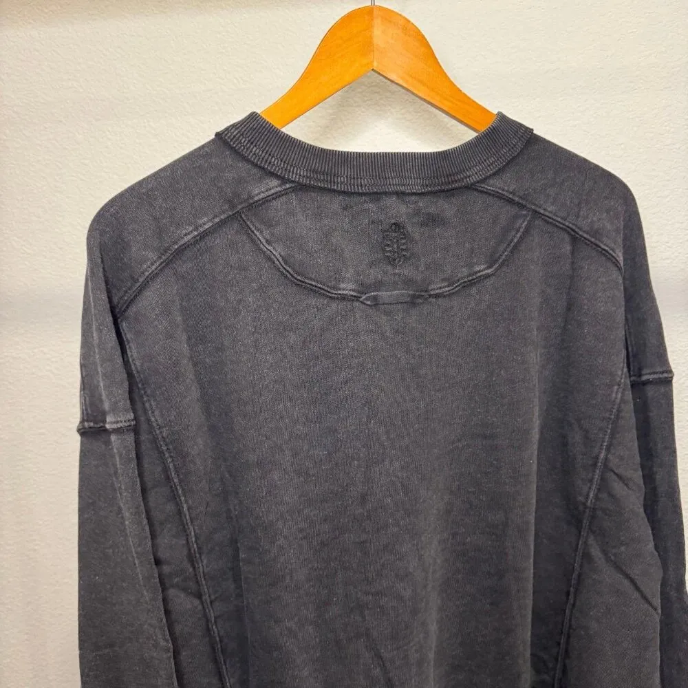 Free People x Hatch Intercept Maternity Pullover Sweatshirt Black Size M NWT - Image 9