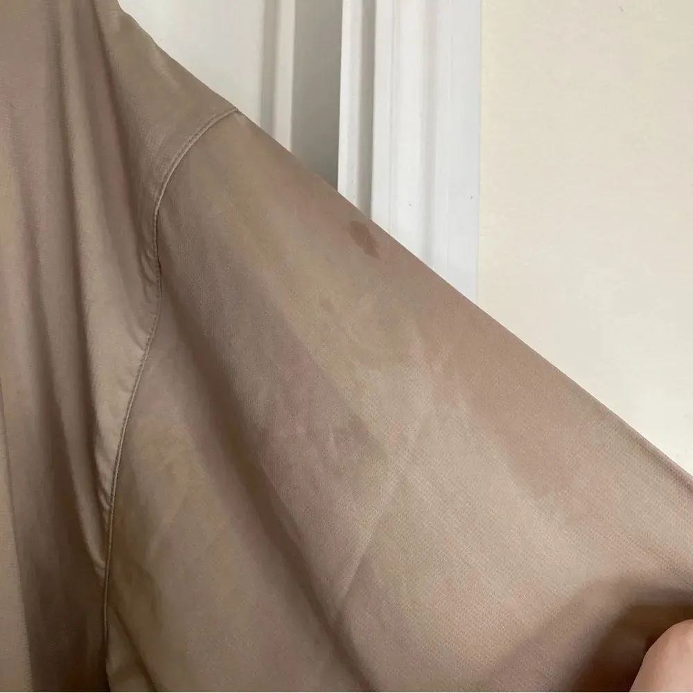 GIRLFRIEND COLLECTIVE Summit Track Jacket Limestone Tan Size Small - Image 5