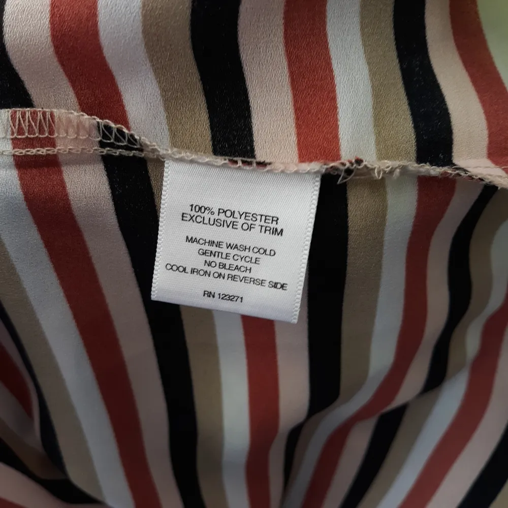 Women's Striped Tank Top Blouse Size XL - Image 5