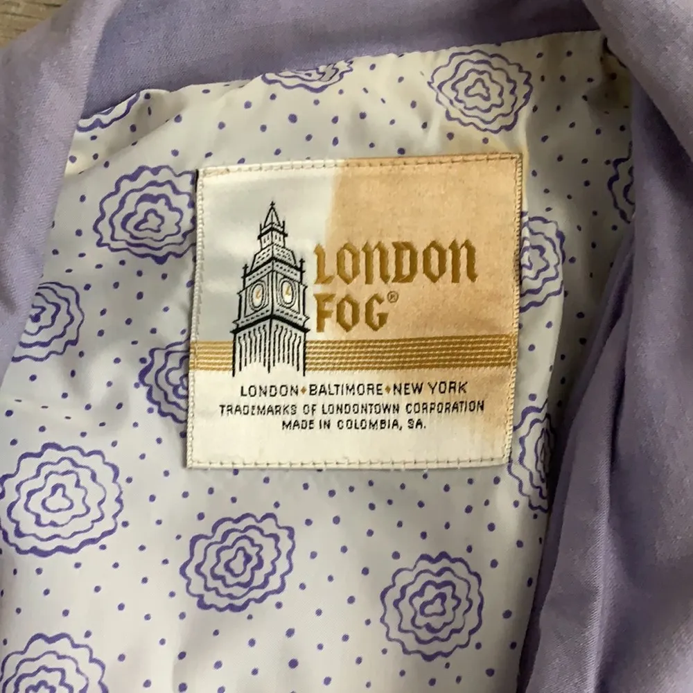 London Fog purple vintage jacket - Image 2
