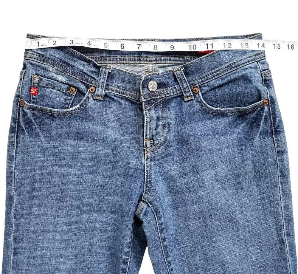 Seven7 Jeans Womens 24 Low Rise Blue Denim Y2K Vintage - Image 4