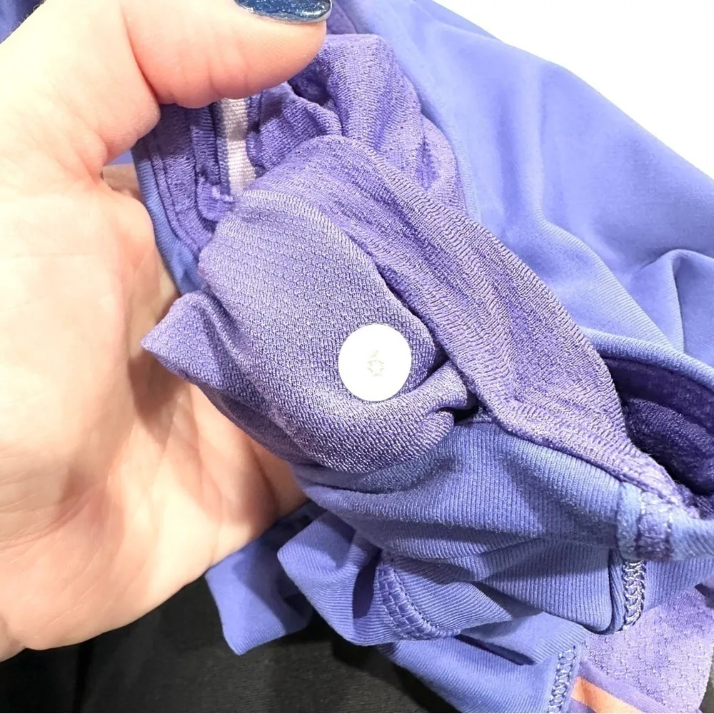 Lululemon Iris Flower Purple Breezy Crops - Image 10