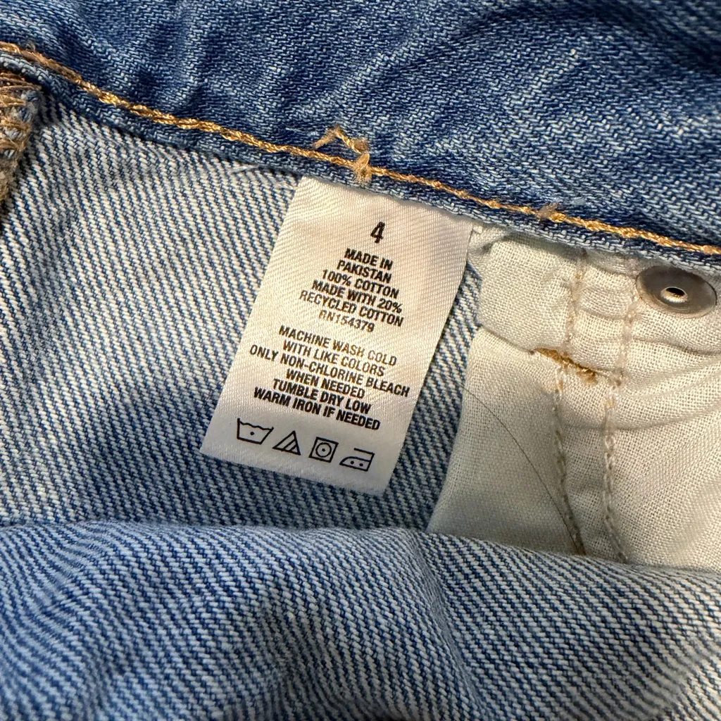 Denim Lace Trim Women Shorts - Image 7