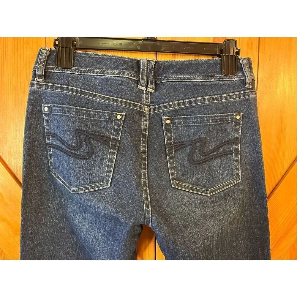 White House Black Market Blanc Love Life Boot Leg Jeans 4S Raw Hem (3493) Read - Image 6