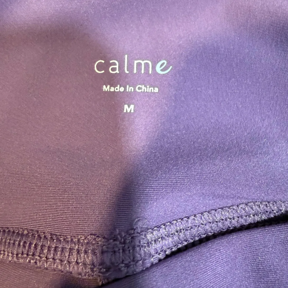 Johnny Was Calme Mulled Grape Cutout High Waist 7/8 Leggings Sz M NWOT - Image 5