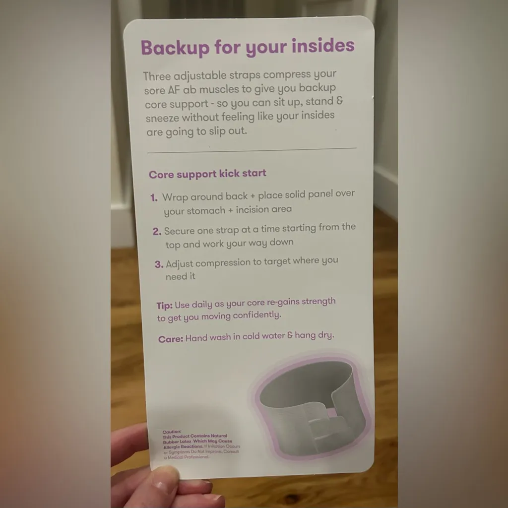 Frida Mom Postpartum Abdominal Support Binder White Size undefined - Image 5