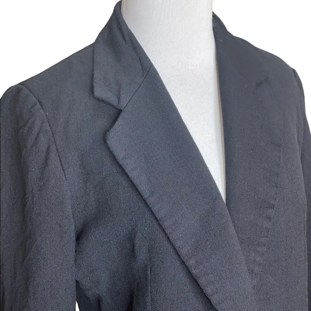 Pendleton Virgin Wool Black Blazer 6 Petite - Image 2