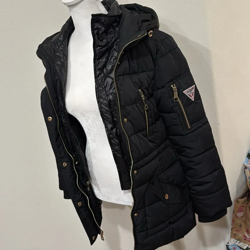 GUESS Women's Mason Hooded Puffer Jacket - Image 4