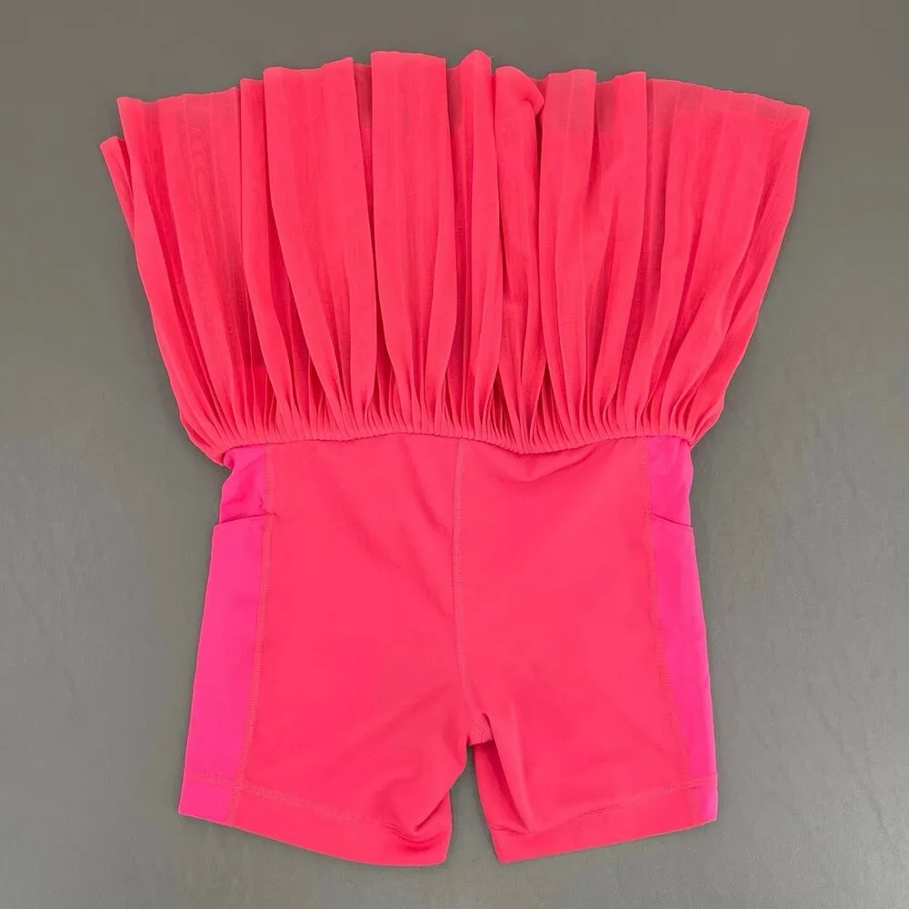 Lululemon Mesh Pleats Mid-Rise Mini Tennis Skirt Lip Gloss Pink Bright Summer 4 - Image 4