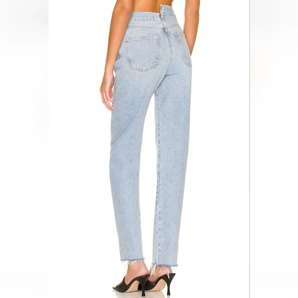 Agolde Criss Cross Straight Jean in Dimension size 32 NWT light wash - Image 2