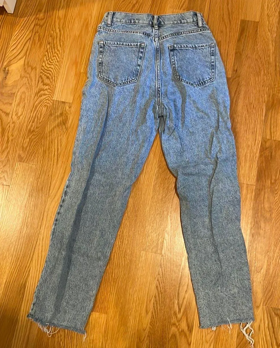 High Rise Straight Jeans - Image 2