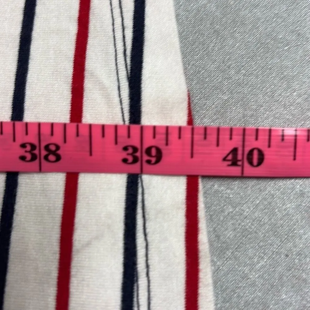 Time and Tru 3X XXXL Red Blue Stripe Tshirt Swing Midi Dress Pockets Patriotic Size undefined - Image 9