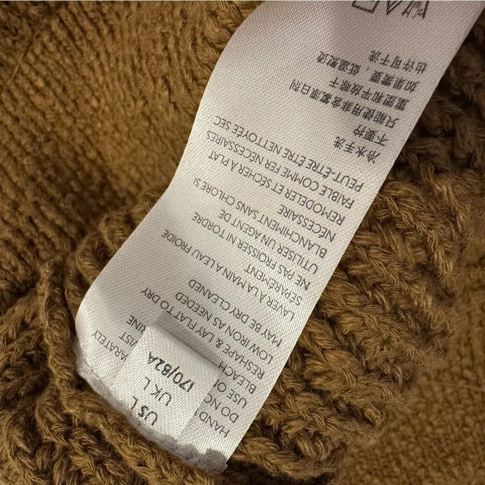 New Free People Logan Pass Knit Balloon Jogger Pants in Brown Size L - Image 7