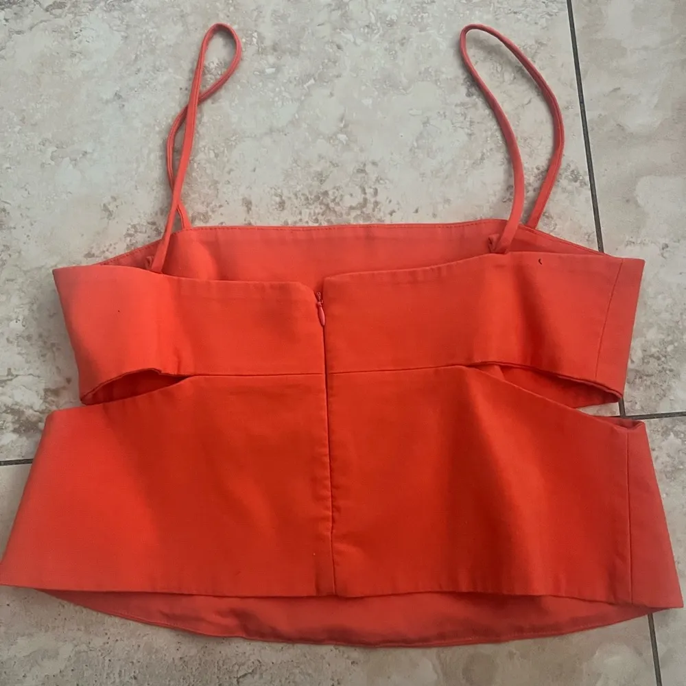Zara Orange Side open cut top - Image 3