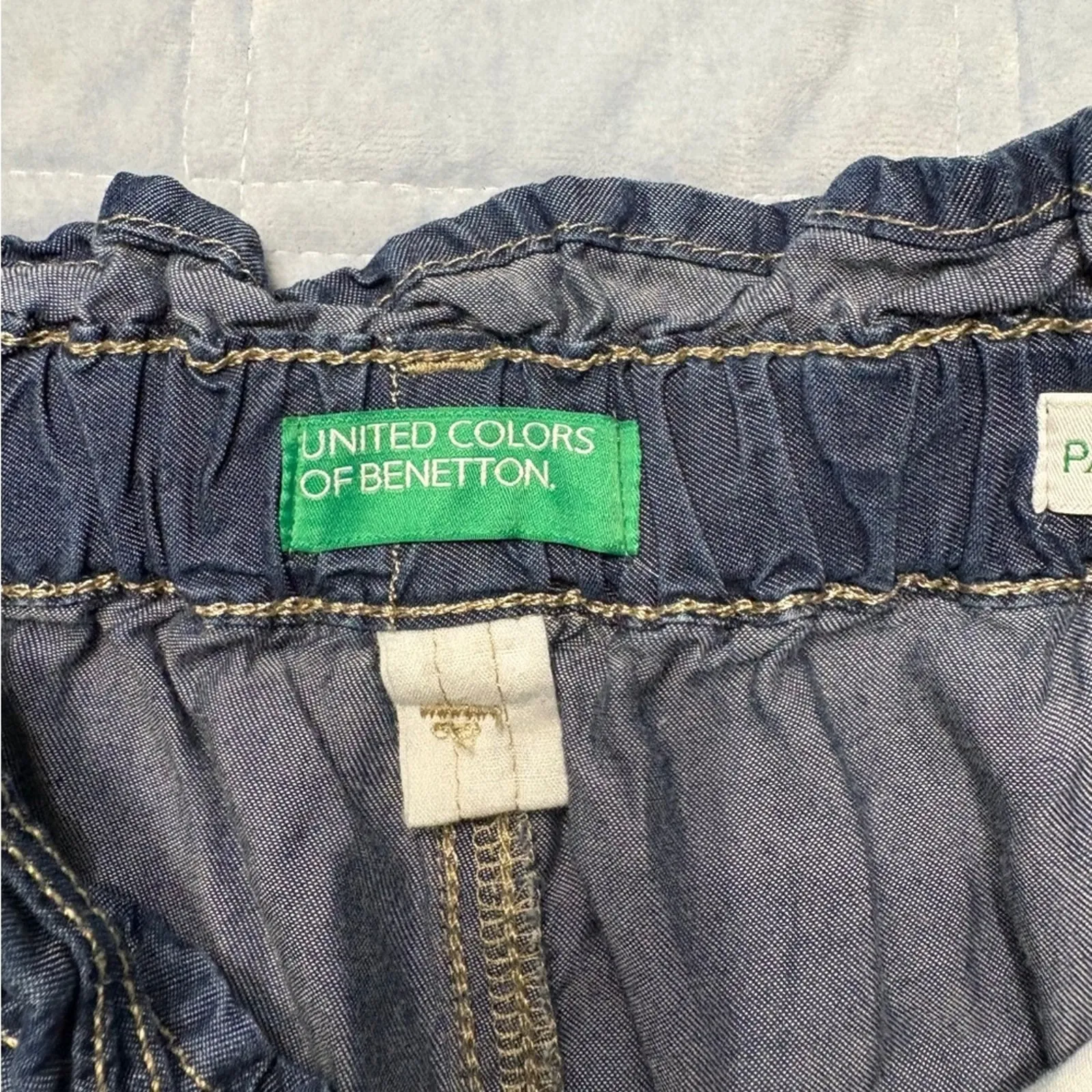 United Colors Of Benetton Navy Blue ‎ Jeans Oversize 3XL - Image 4