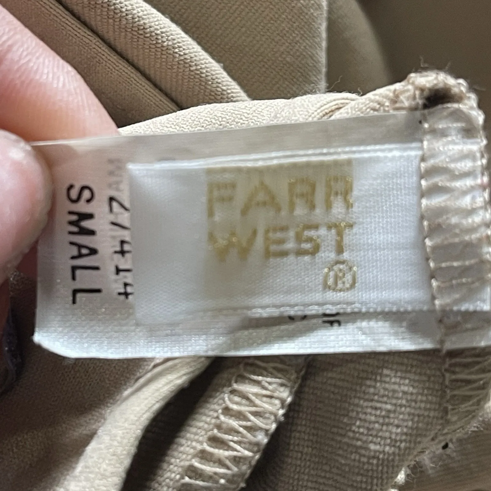 VTG Farr West Small Body Shaper Skirt Nude Girdle Nylon/Lycra USA F - Image 5