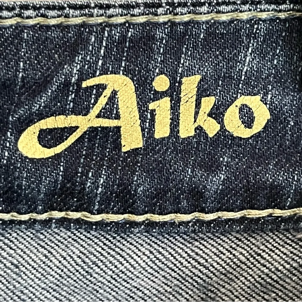 Silver Aiko‎ Bootcut Jeans Women’s Size 28x31 Thick Stitch Dark Denim Low Rise - Image 8