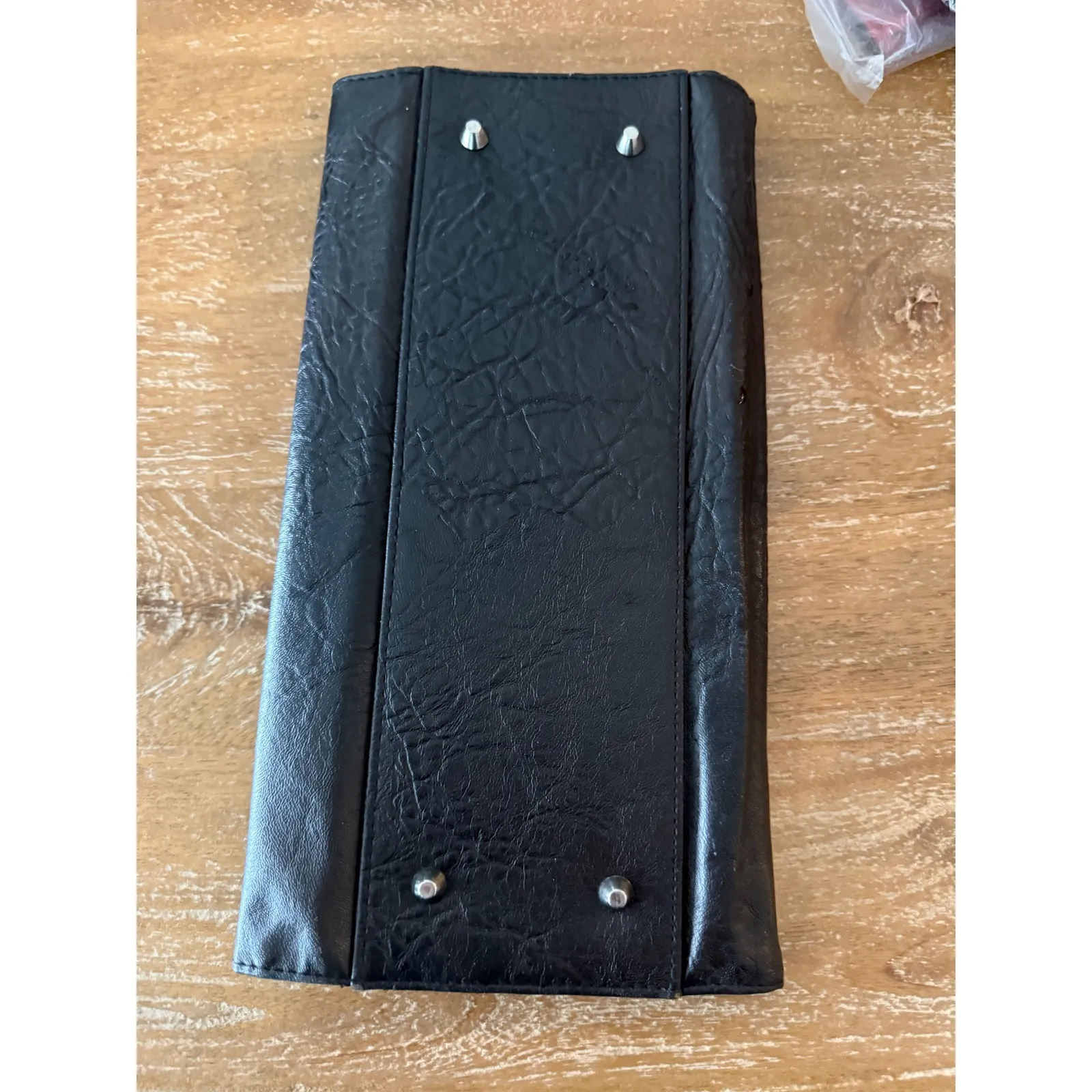 MICHE Black Brown Studded Wavy Panel Clutch shell only - Image 4