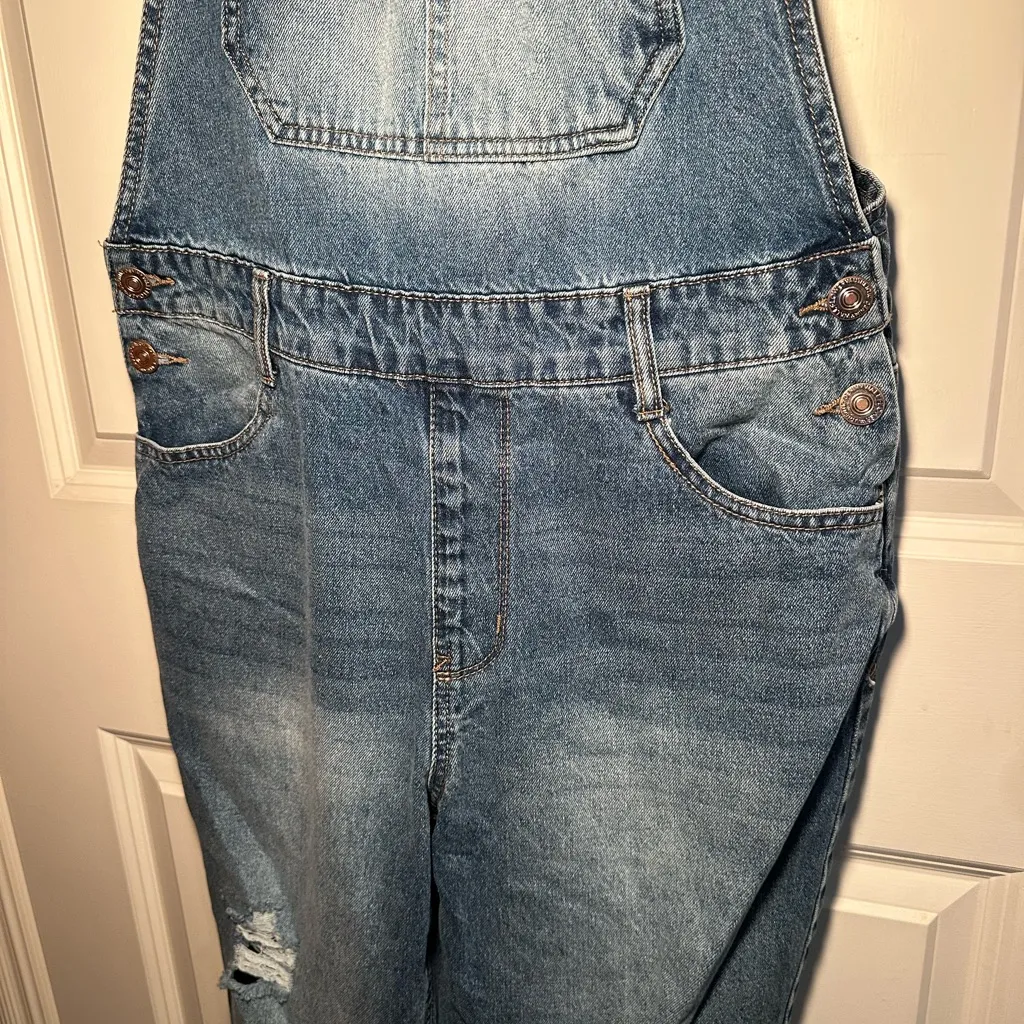 Wallflower Blue Denim Overalls Size undefined - Image 3