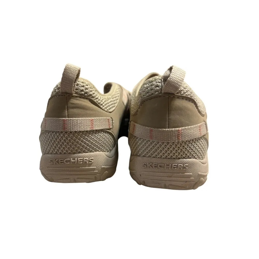 Skechers Taupe Reggae Fest Outdoor Walking Shoes 49589SA Slip On Mesh Size 10 - Image 5