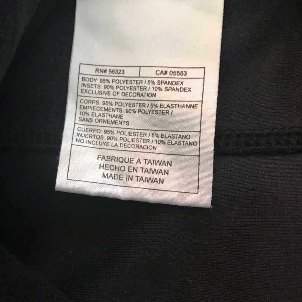 Nike half zip pullover sz Small Black LS fleece - Image 6