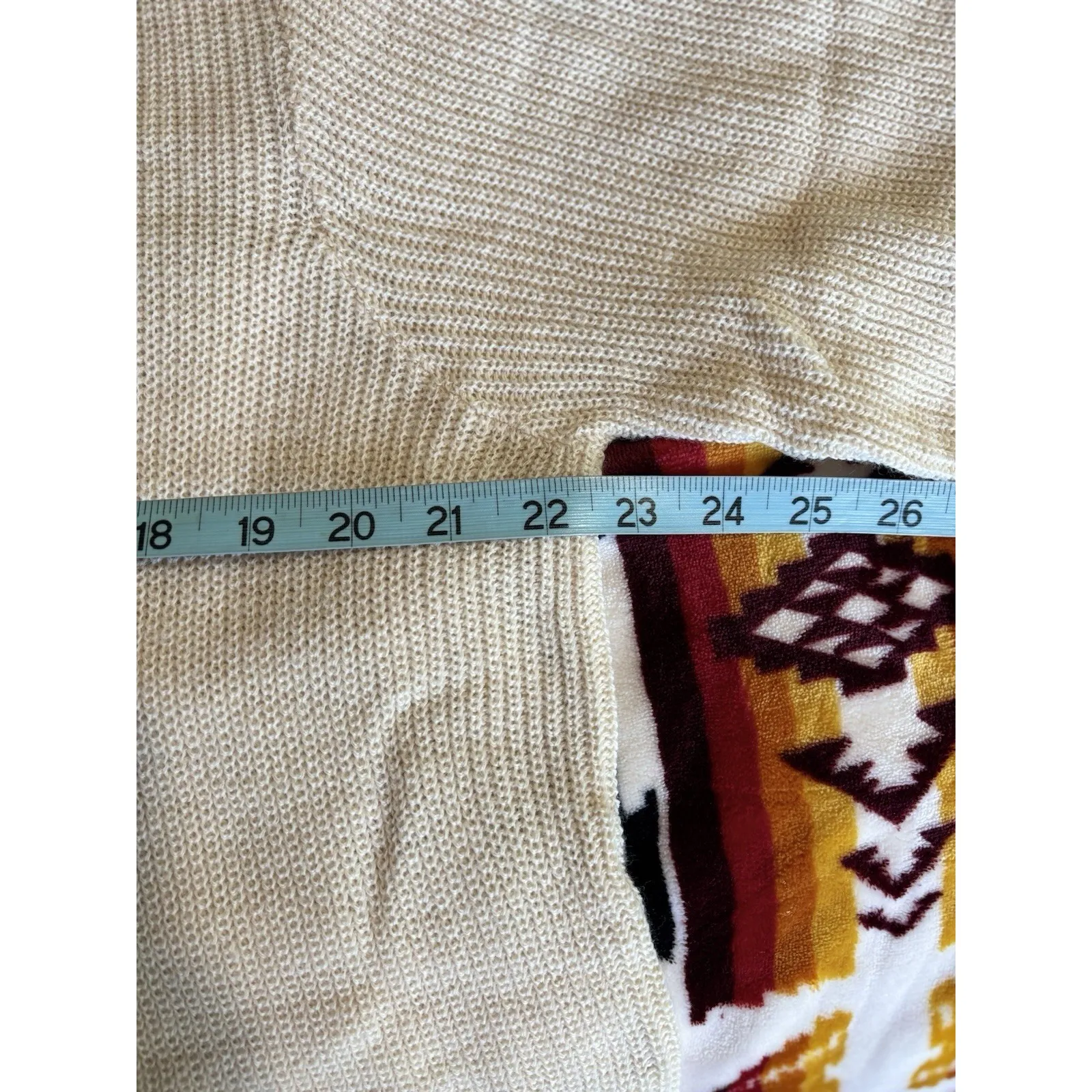 LC Lauren Conrad Cream/White Sweater Short Sleeve Scoop‎ Size XL Soft Knit Lace - Image 5