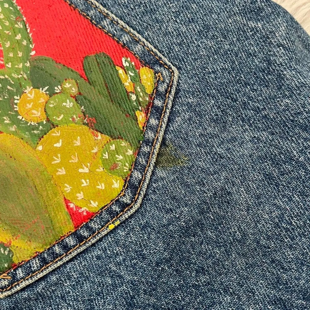 Vintage Custom Levi Jeans - Image 4