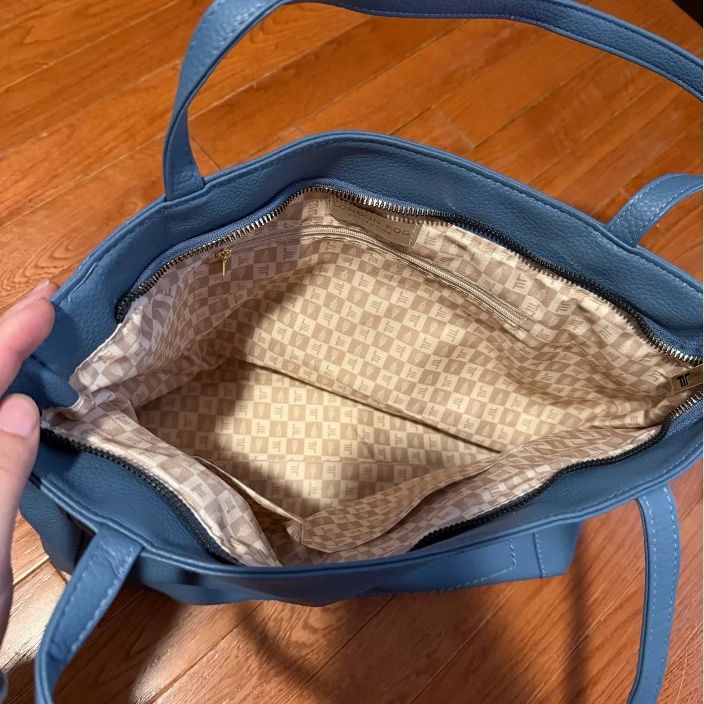 London Fog Blue Purse - Image 5