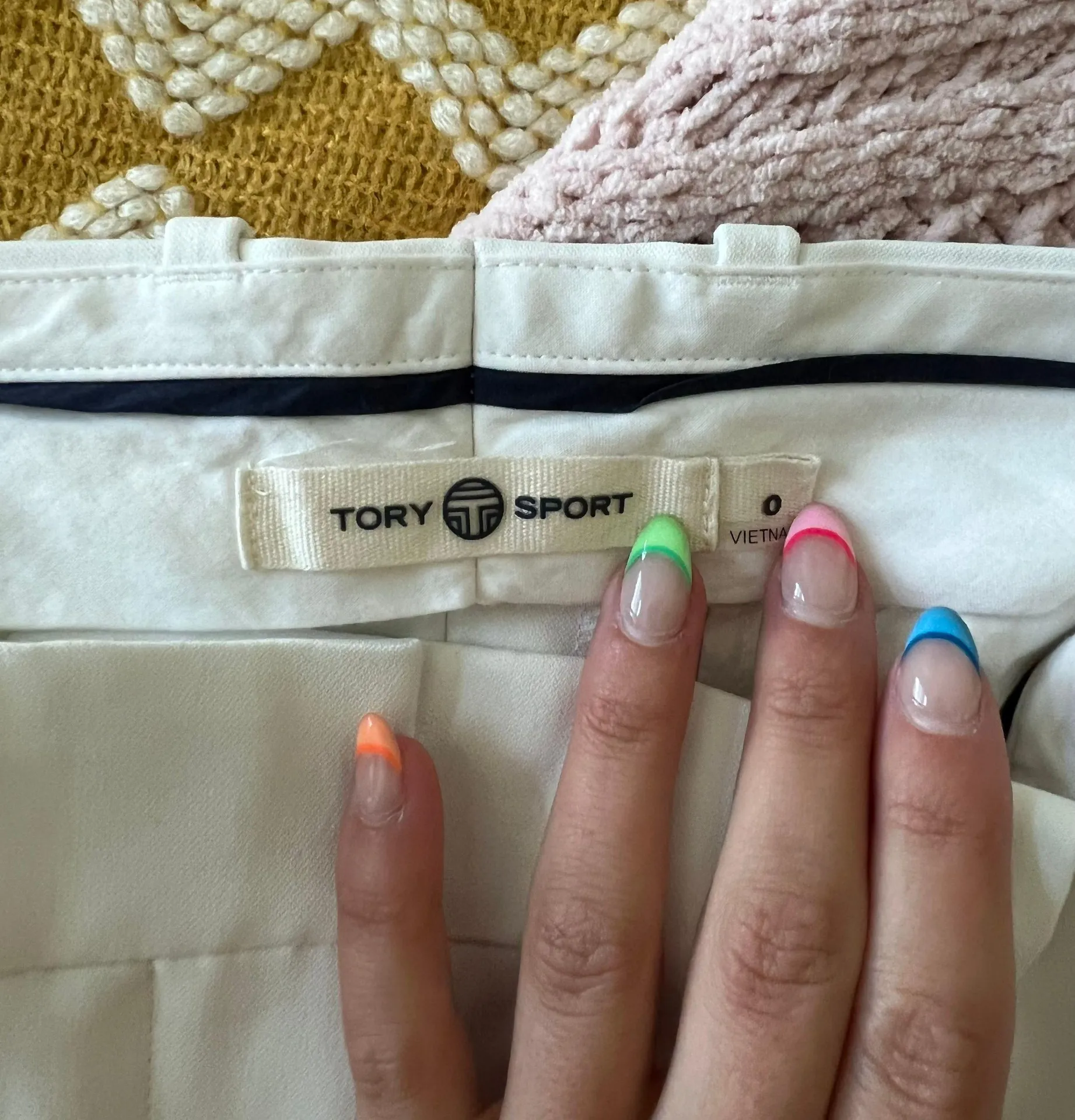 Tory Burch White Fitted Pants  - Image 5