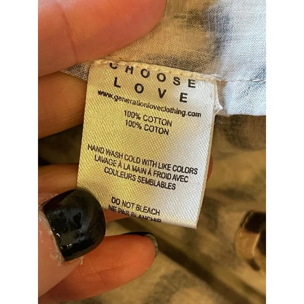 Generation Love Brown Leopard Print Balloon Sleeve Rumi Mini Dress Size XS - Image 10