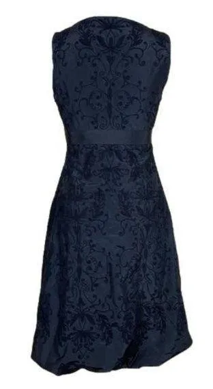 ELIE TAHARI Black Silk Cocktail Dress Size 6 - Image 2