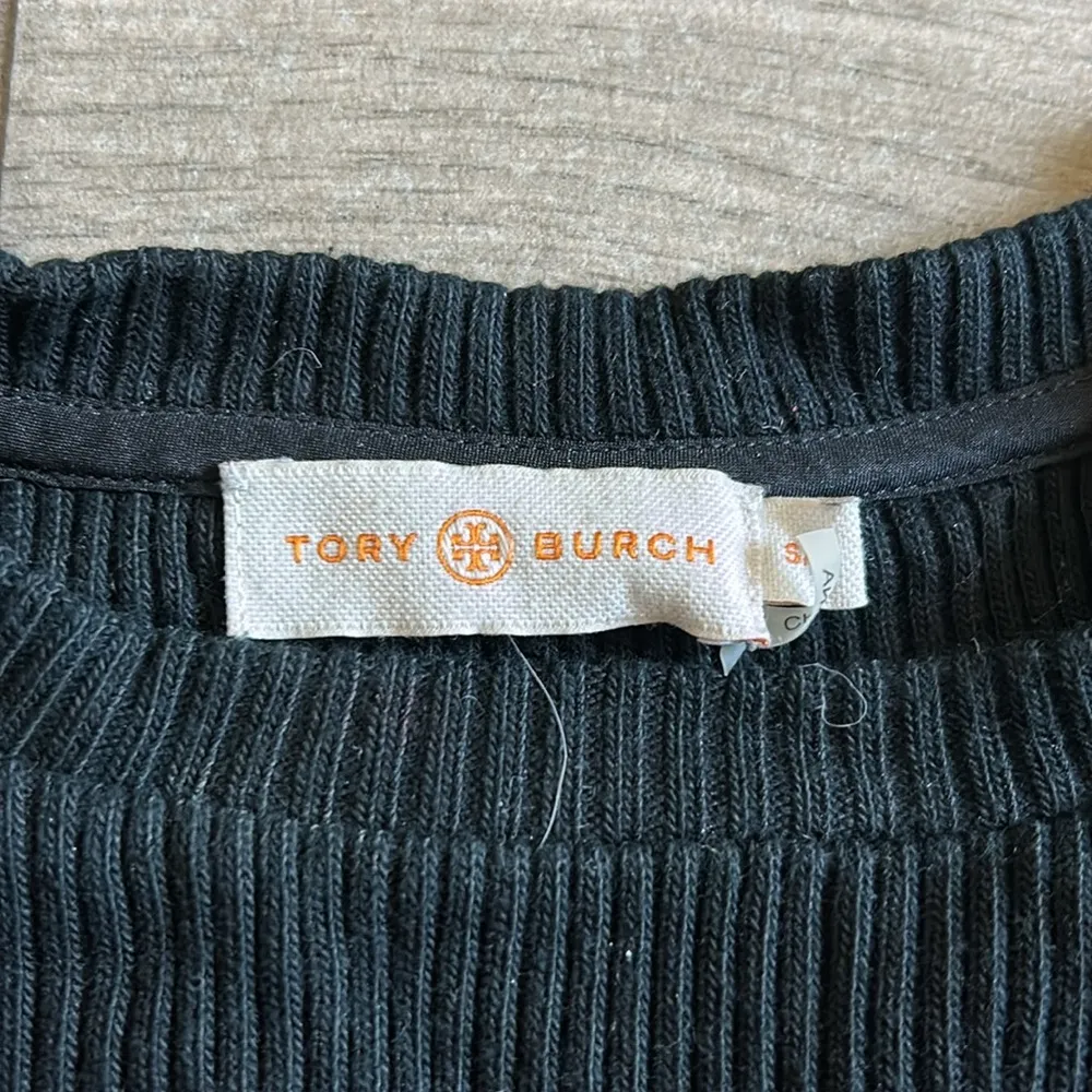 Tory Burch ribbed short sleeve top - Image 2