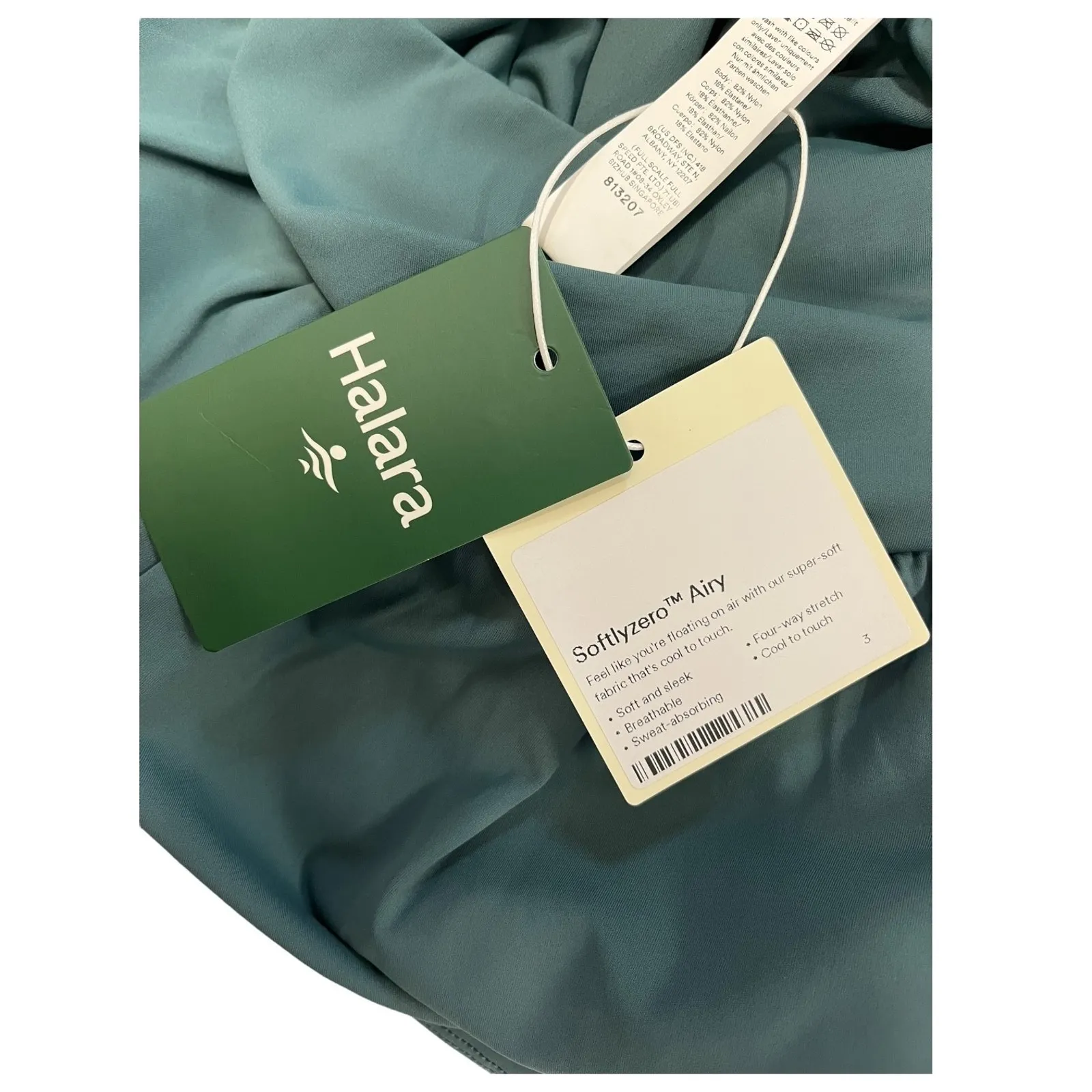 New Halara SoftlyZero Airy Shorts Womens Medium Green High Rise Activewear Yoga - Image 11