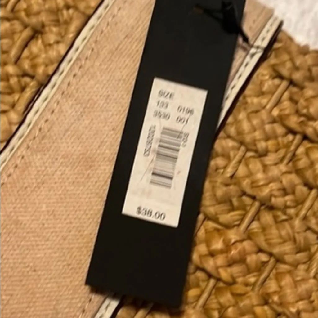 The Limited Woven Clutch with Tan and Cream Accents NWT - Image 6