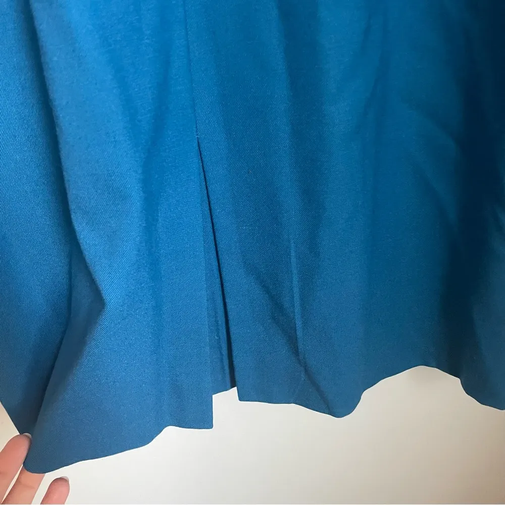 J. Crew Suiting Blue Sheath Career Dress - Image 4