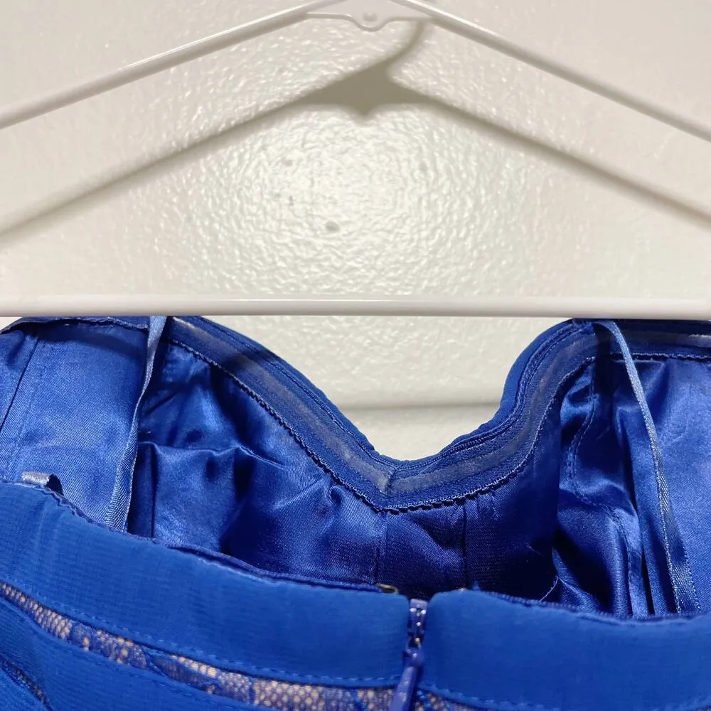 Aidan Maddox Blue Evening Gown - Image 9