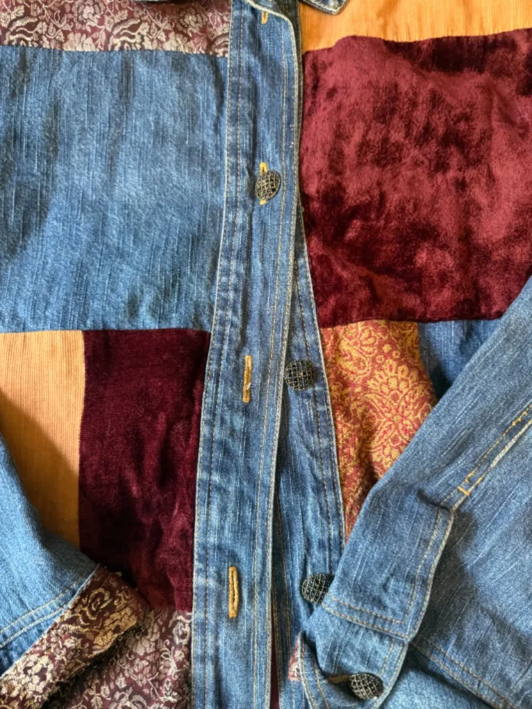 August Max Patchwork Jacket - Image 2