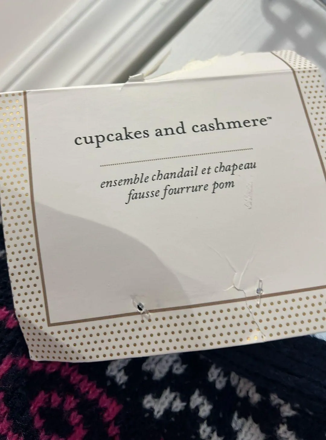 NWT Cupcakes & Cashmere cardigan and beanie set size L - Image 6