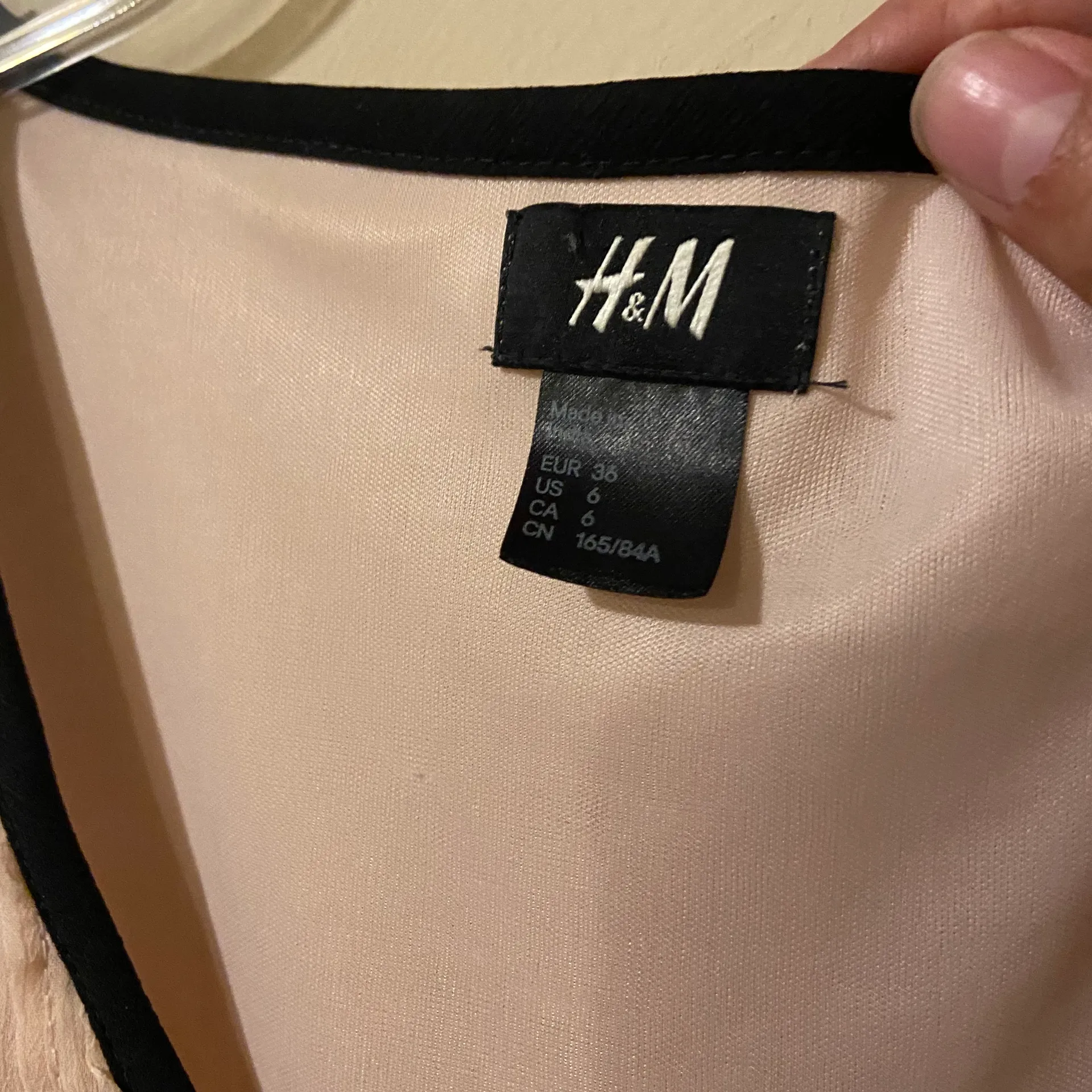 blush pink dress size 6 - Image 5