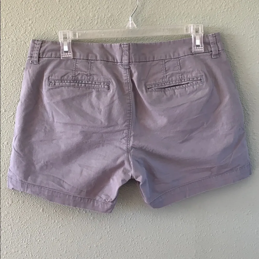 Old Navy shorts 6 grey flat front pockets chinos - Image 4