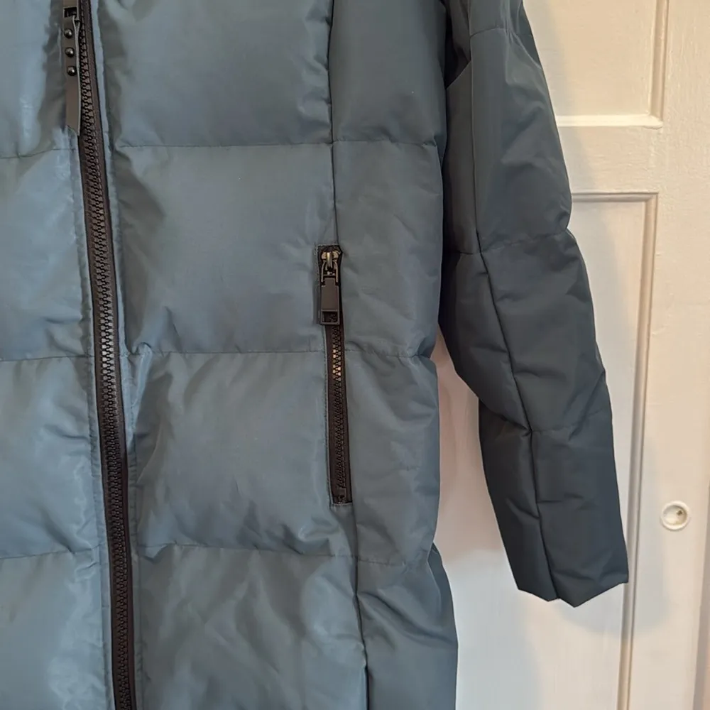 Rebecca Minkoff Hooded Blue Puffer Jacket - Image 3
