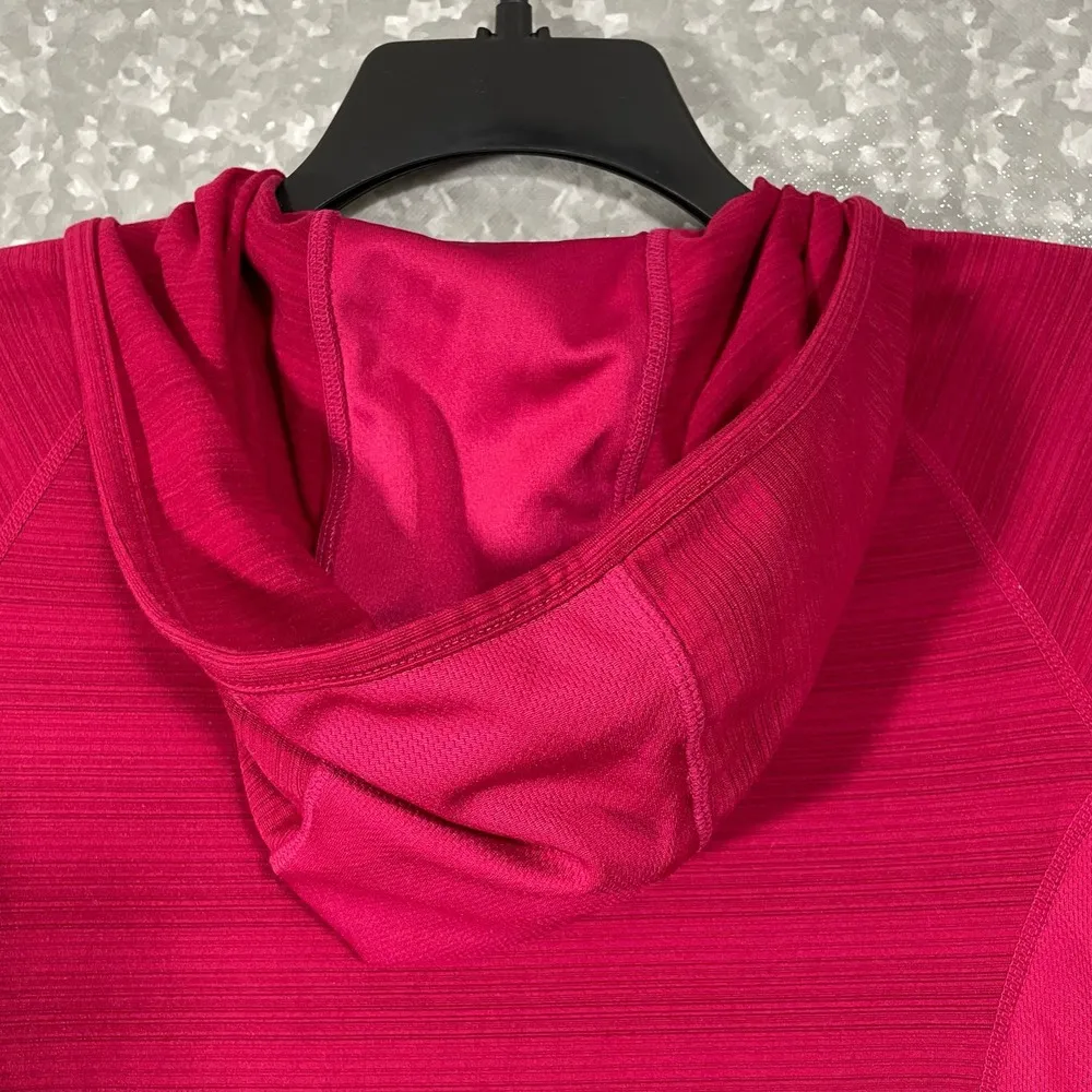 Mondetta Women's Pink Hooded Full Zip Activewear Jacket - Size Small - Pockets - Image 7