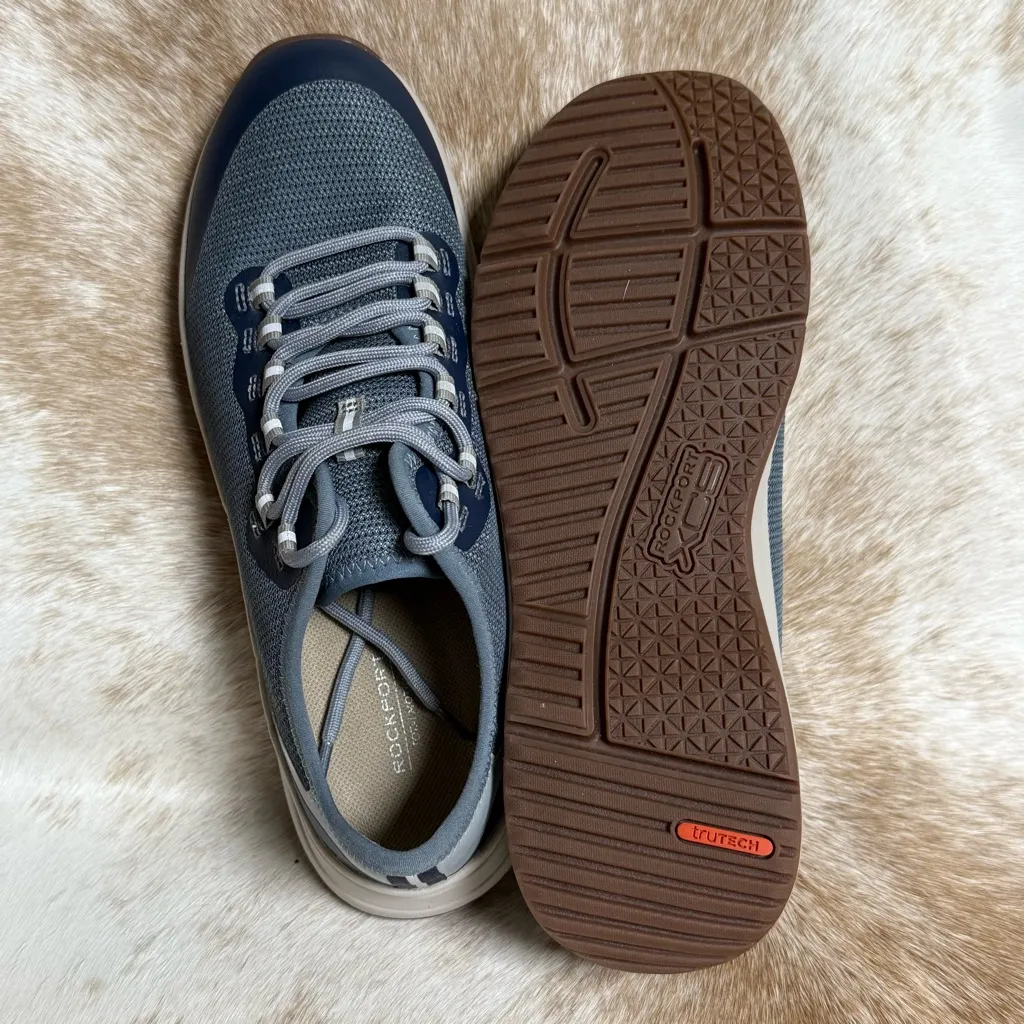 Rockport Xcs Total Motion Trail Sneakers Blue Slate Size 8 B76 - Image 8