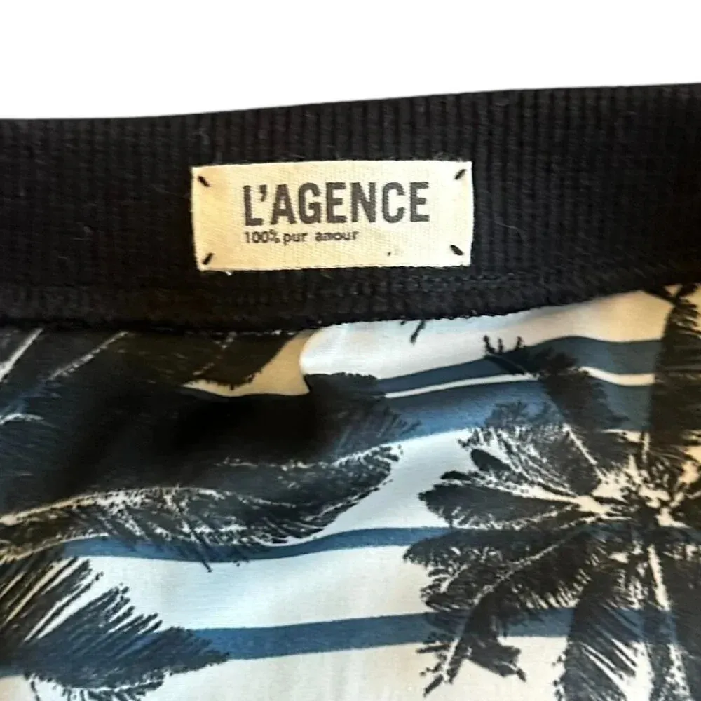 L'Agence Palm Tree Tropical Print Dress Maxi Sleeveless Lightweight Size Small - Image 12