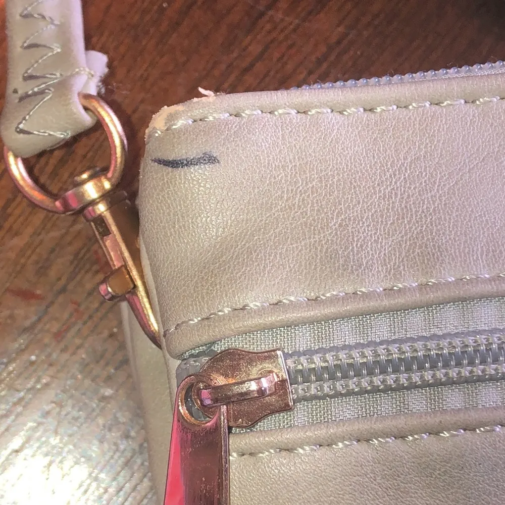 Gray Rhinestone Studded Boho Woven Crossbody Shoulder Purse - Image 7