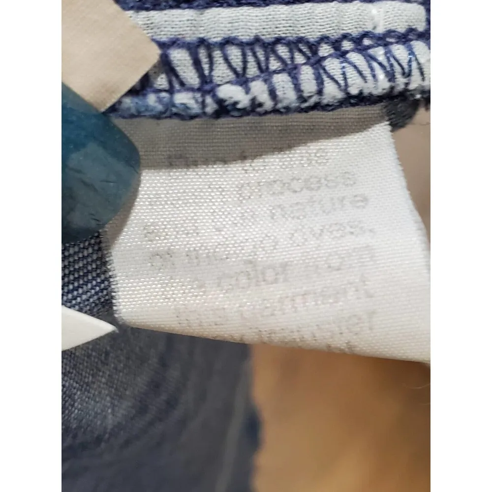 Madewell Women's Denim Cotton Short Sleeve Collared Casual Button Down Shirt XS - Image 11