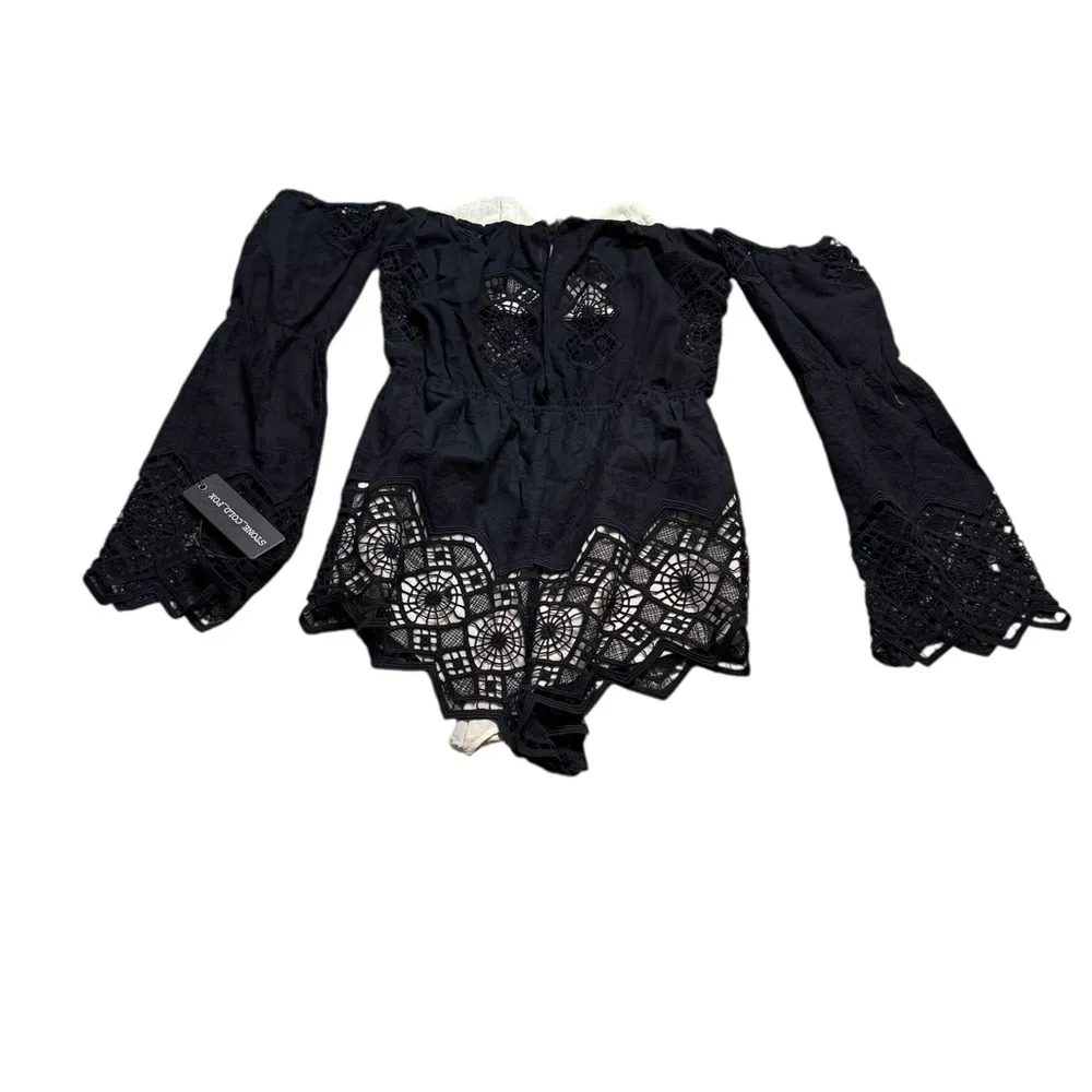 NWT Stone Cold Fox “Aden” Cotton Lace Romper size 1 (US 2) - Image 4