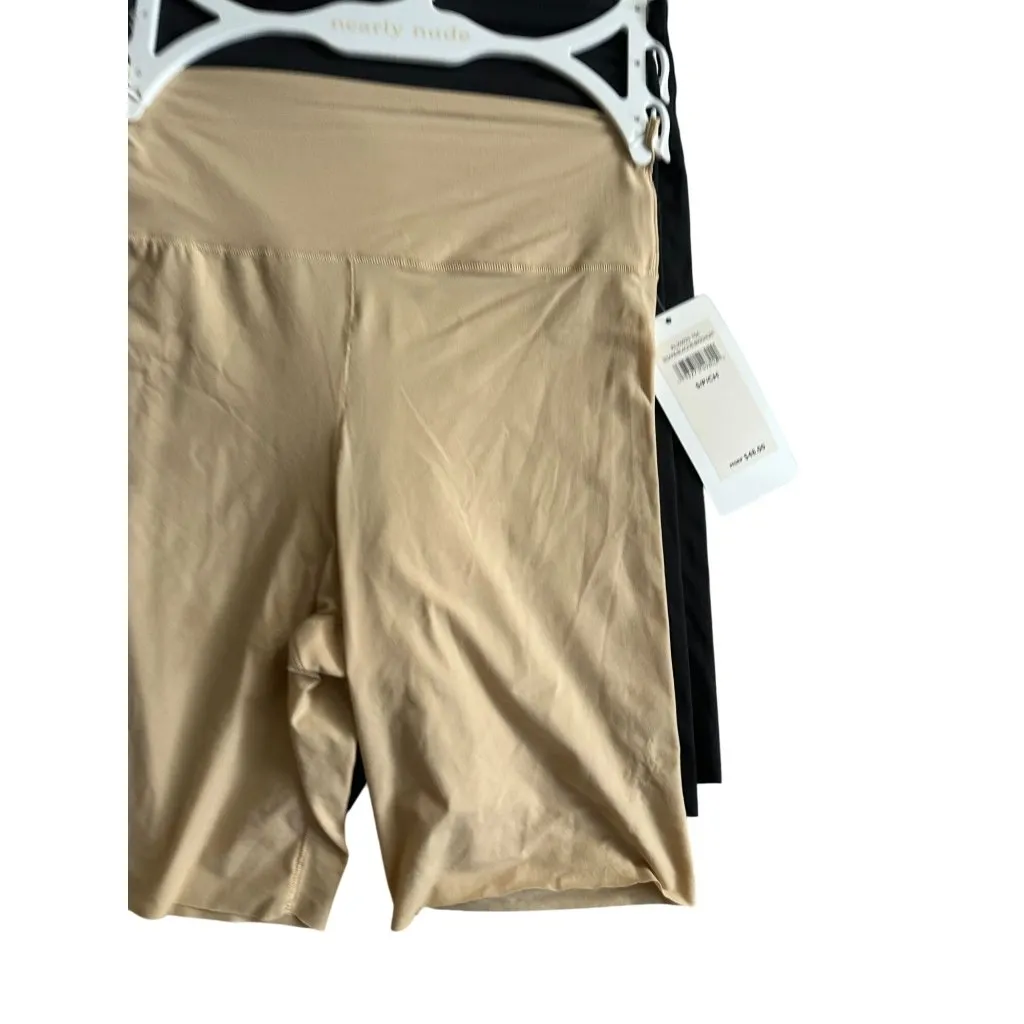 SIMPLY NUDE Set of 2 Seamless Bike Shorts Size Small NEW NWT Black - Image 4