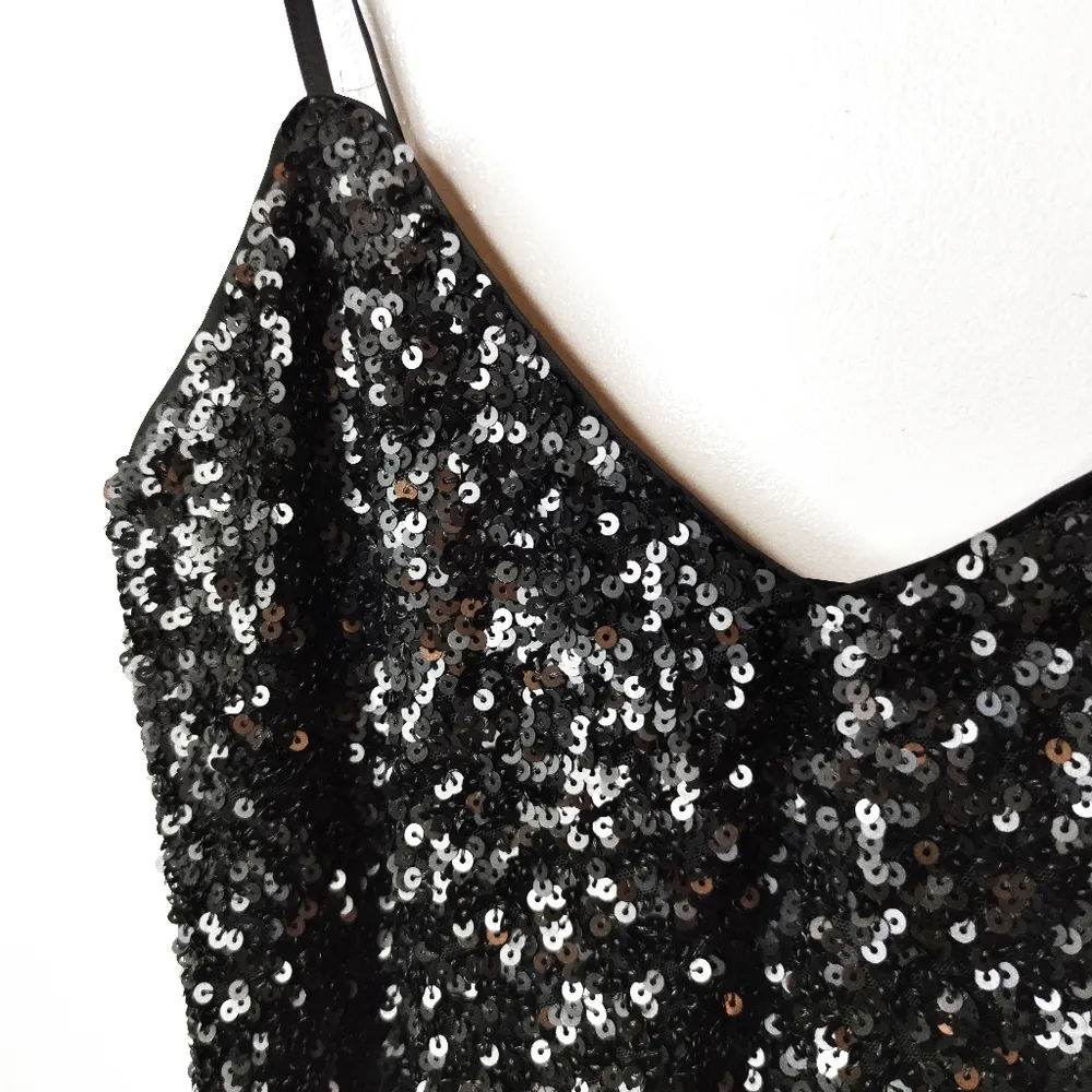 Black Sequin Camisole - Image 4