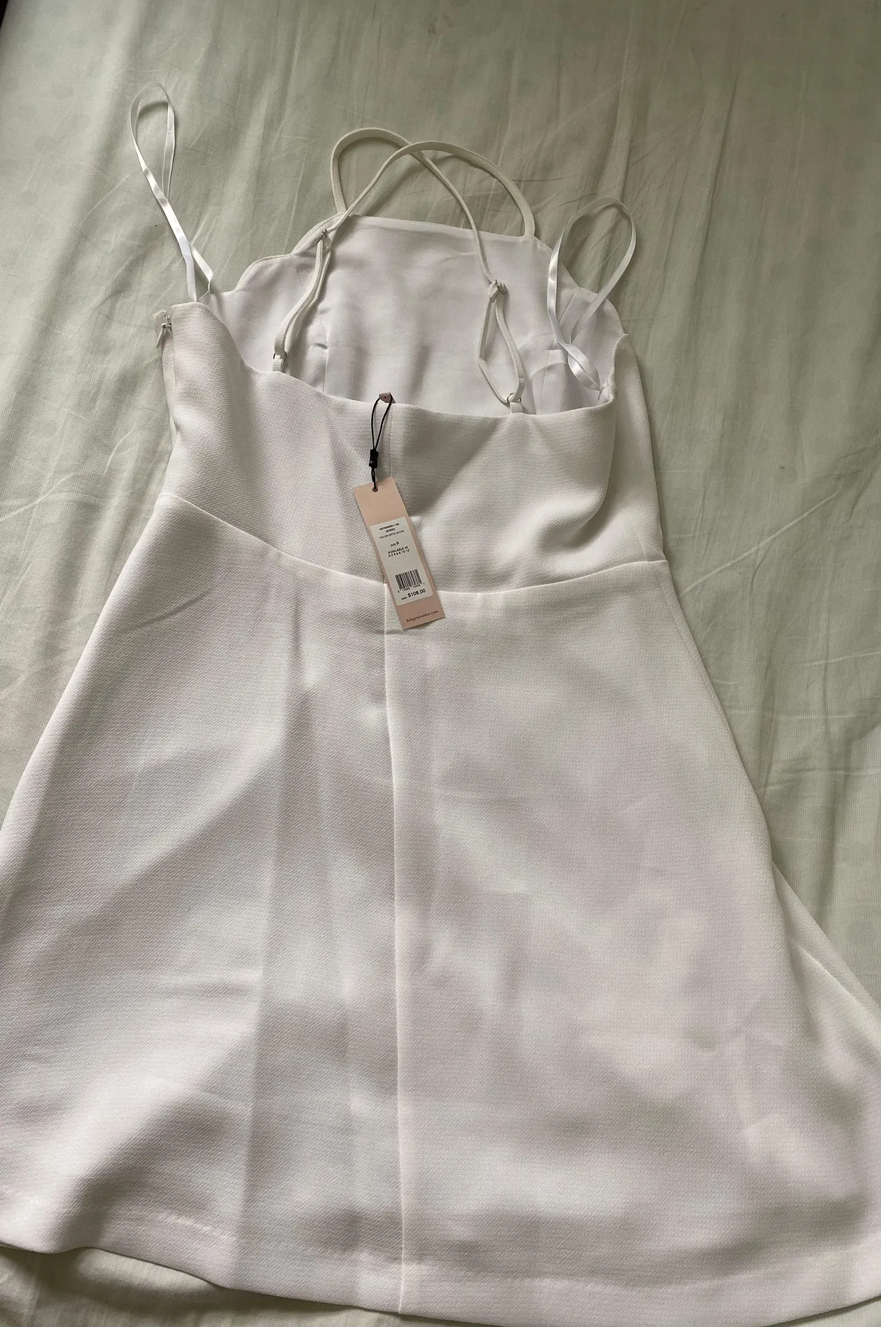 White Graduation Dress - Image 2